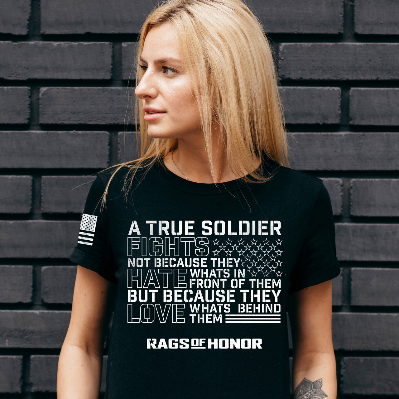 "A True Soldier" Flag