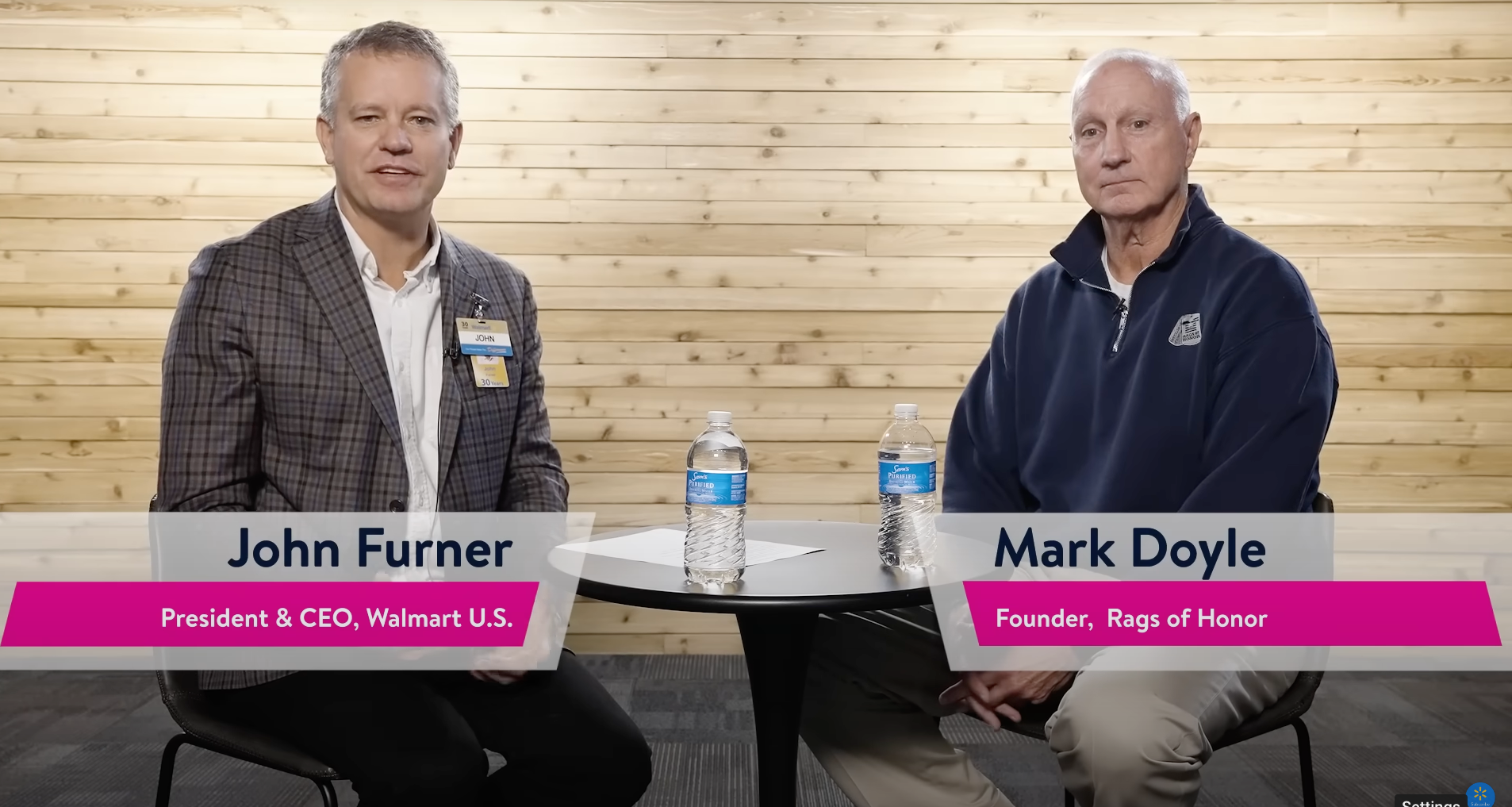 Founder Mark Doyle on Walmart’s The Huddle Podcast with CEO John Furner